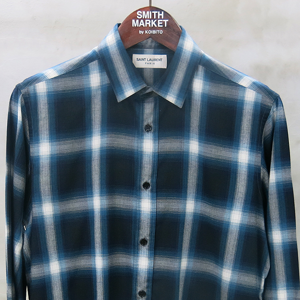 SAINTLAURENT PARIS(���ζ��ĸ�) 14FW 340855 Y854F ���� �ö��� üũ ������ ���� [���빮��] �̹���2 - ���̺��� �߰���ǰ