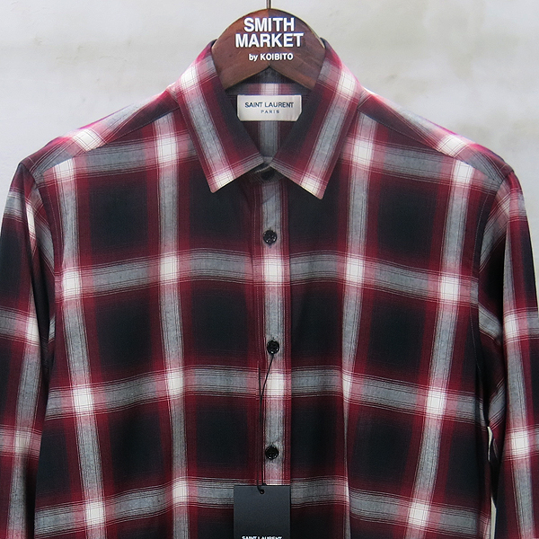 SAINTLAURENT PARIS(���ζ��ĸ�) 14FW 340855 Y854F ���� �ö��� üũ ������ ���� [���빮��] �̹���2 - ���̺��� �߰���ǰ