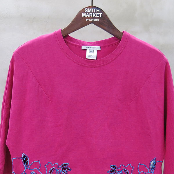 CARVEN(���) ��ũ �÷� ���� ��Ī �ڼ� ������ 7�� Ƽ���� [���빮��] �̹���2 - ���̺��� �߰���ǰ