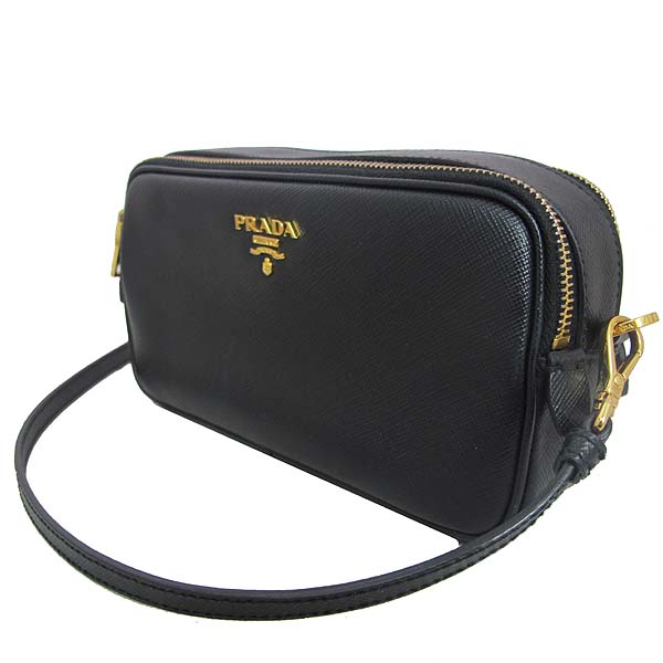 Prada(�����) 1NF002 ���� �ΰ� ��� SAFFIANO(���ǾƳ�) ��Ʈ�� �̴� ũ�ν��� [��õ��] �̹���3 - ���̺��� �߰���ǰ