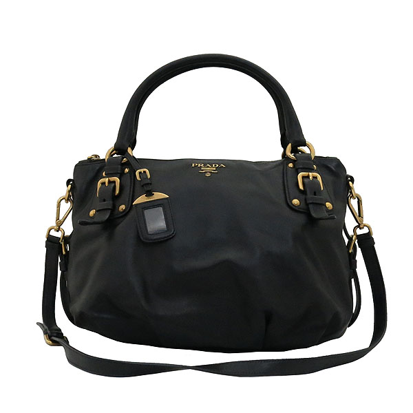Prada(�����) BR4281 SOFTCALF NERO ����Ʈī����Ų ���� ����ΰ� ��Ʈ�� + �����Ʈ�� 2WAY [�λ꼾�Һ���] �̹���2 - ���̺��� �߰���ǰ