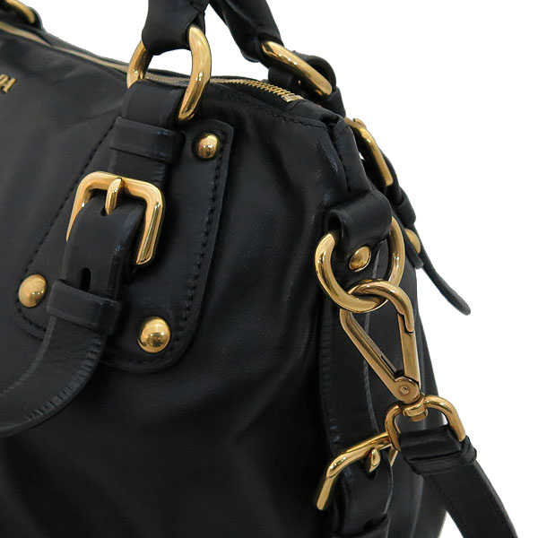 Prada(�����) BR4281 SOFTCALF NERO ����Ʈī����Ų ���� ����ΰ� ��Ʈ�� + �����Ʈ�� 2WAY [�λ꼾�Һ���] �̹���4 - ���̺��� �߰���ǰ