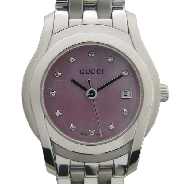 Gucci(����) YA055501 5500L 11����Ʈ ��ũ �ڰ��� ��ƿ ������ �ð� [���빮��] �̹���2 - ���̺��� �߰���ǰ