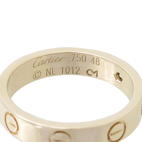 Cartier(��쿡) B4056148 18K ��ũ ��� 1����Ʈ ���̾� �̴� ���긵 ���� - 8ȣ �̹���3 - ���̺��� �߰���ǰ