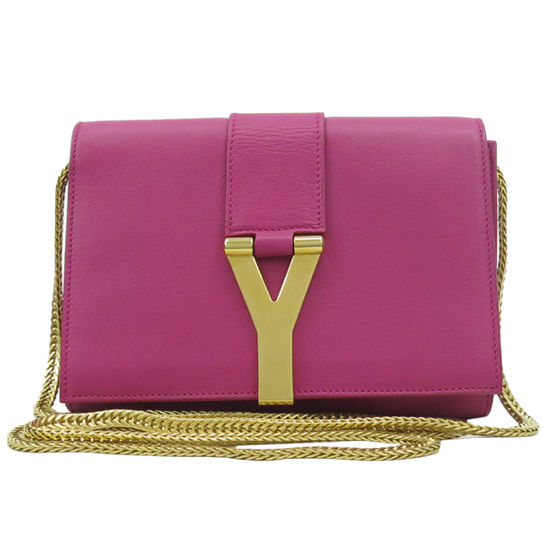 YSL(�Ի��ζ�) 311215 Y�ΰ� SOFT CALF ���� ü�� �̴� Ŭ��ġ �� ũ�ν��� �̹���2 - ���̺��� �߰���ǰ