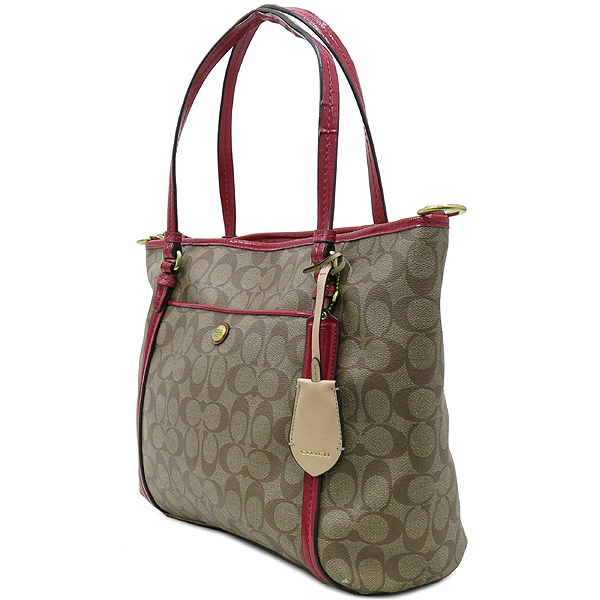 Coach(��ġ) F25504 �ñ״�ó PVC ������ Ʈ���� ����� [�뱸�ݿ��纻��] �̹���2 - ���̺��� �߰���ǰ