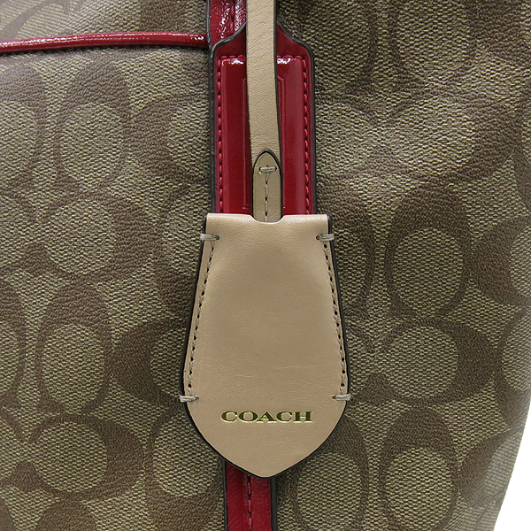 Coach(��ġ) F25504 �ñ״�ó PVC ������ Ʈ���� ����� [�뱸�ݿ��纻��] �̹���3 - ���̺��� �߰���ǰ