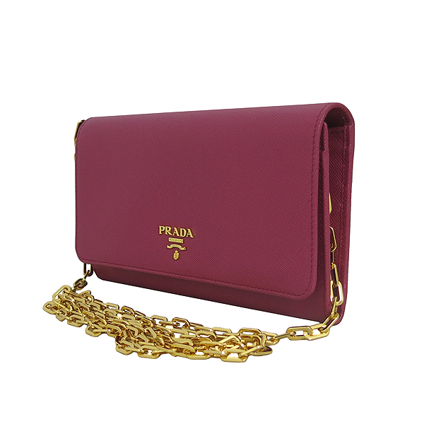 Prada(�����) 1M1440 SAFFIANO(���ǾƳ�) METAL ���� IBISCO ���� ü�� ũ�ν� ������ [���빮��] �̹���3 - ���̺��� �߰���ǰ