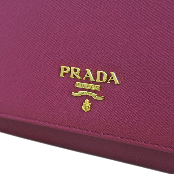 Prada(�����) 1M1440 SAFFIANO(���ǾƳ�) METAL ���� IBISCO ���� ü�� ũ�ν� ������ [���빮��] �̹���4 - ���̺��� �߰���ǰ