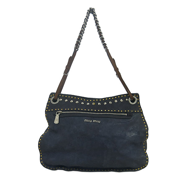 MiuMiu(�̿�̿�) ��Ƽ�� ���̺� ���� ���͵� ��� ü�� ����� [���빮��] �̹���3 - ���̺��� �߰���ǰ