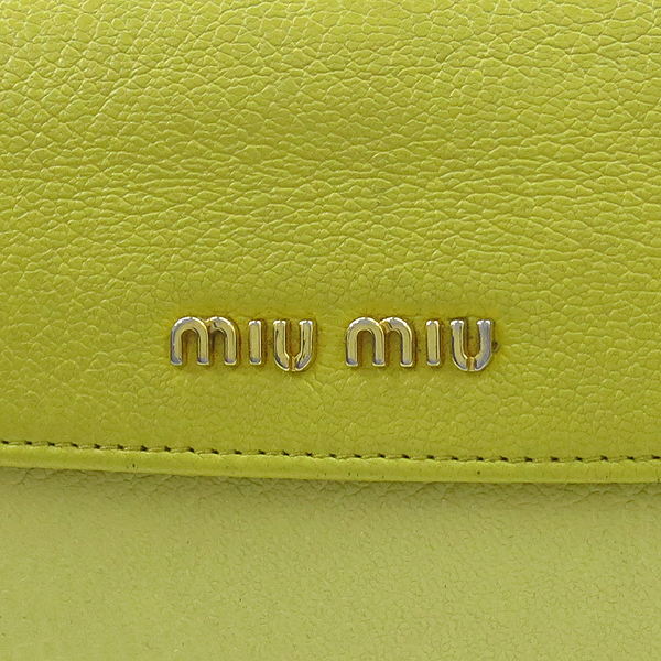 MiuMiu(�̿�̿�) 5M1109 MADRAS BICOLORE SOLE + LIMONE �����÷� ����ΰ� ������ �̹���3 - ���̺��� �߰���ǰ