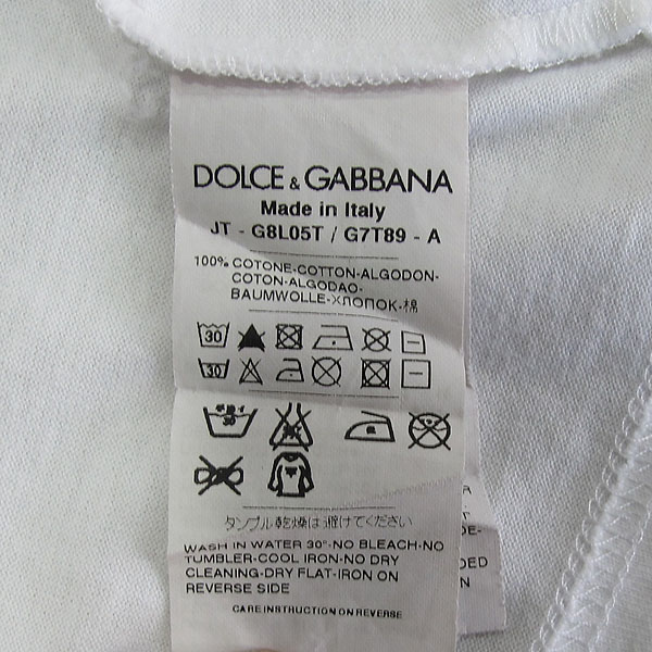 D&G(��ü&���ٳ�) 11SS G8L05T G7T89 ���ӽ��� ������ ������ V�� ���� Ƽ���� [���빮��] �̹���4 - ���̺��� �߰���ǰ