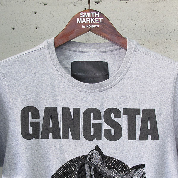 PHILIPP PLEIN(�ʸ��÷���) FW14HM341090 Gangsta Frog ������ ť�� ��� ������ ���� Ƽ���� [���빮��] �̹���2 - ���̺��� �߰���ǰ