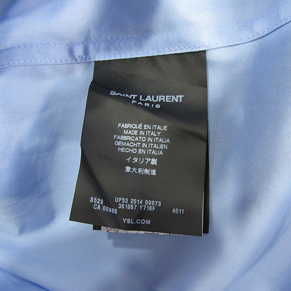 SAINTLAURENT PARIS(���ζ��ĸ�) 14SS 361867 Y176F ���� �÷���Ʈ�� �ñ״�ó �̺� Į�� ������ ���� [���빮��] �̹���4 - ���̺��� �߰���ǰ