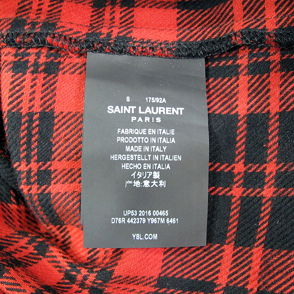 SAINTLAURENT PARIS(���ζ��ĸ�) 16FW 442379 Y967M ���� �ö��� ������ ���� [���빮��] �̹���4 - ���̺��� �߰���ǰ
