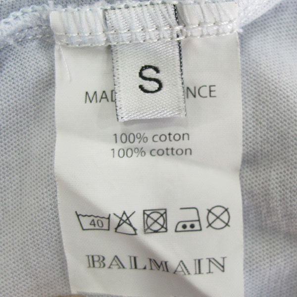 Balmain(�߸�) 12FW W2HJ6071926 ������ ������ ��ī�� ���� ������ ���� Ƽ���� [���빮��] �̹���4 - ���̺��� �߰���ǰ