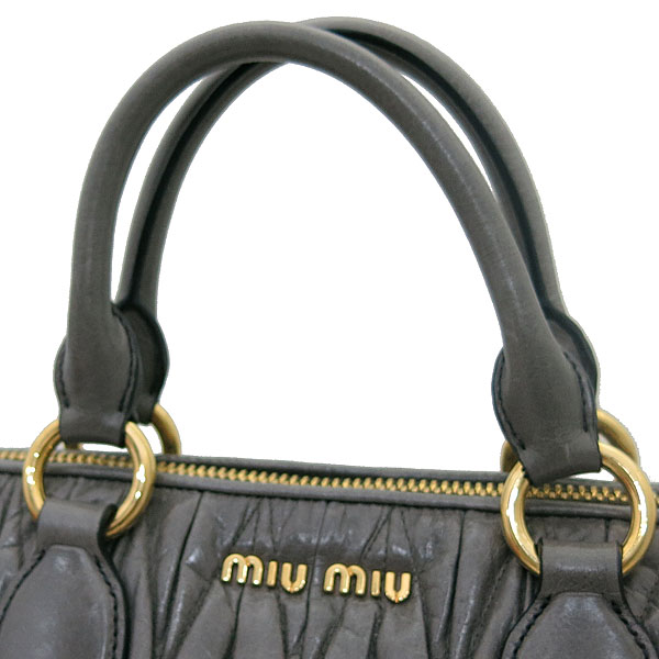 MiuMiu(�̿�̿�) RL0061 �׷��� ���� MATELASSE (��Ʈ���) ���� �ΰ� ��� 2WAY [�λ꼾�Һ���] �̹���4 - ���̺��� �߰���ǰ