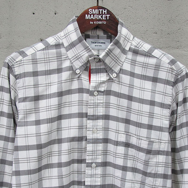 THOM BROWNE(�����) 14FW MWL010 �׷��� üũ ������ ���� [���빮��] �̹���2 - ���̺��� �߰���ǰ