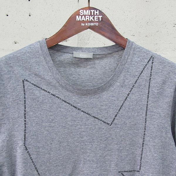 Dior HOMME(��ÿȹ�) 09AW 9H3366780107 �׷��� ���͸� ������ ������ ���� Ƽ���� [���빮��] �̹���2 - ���̺��� �߰���ǰ