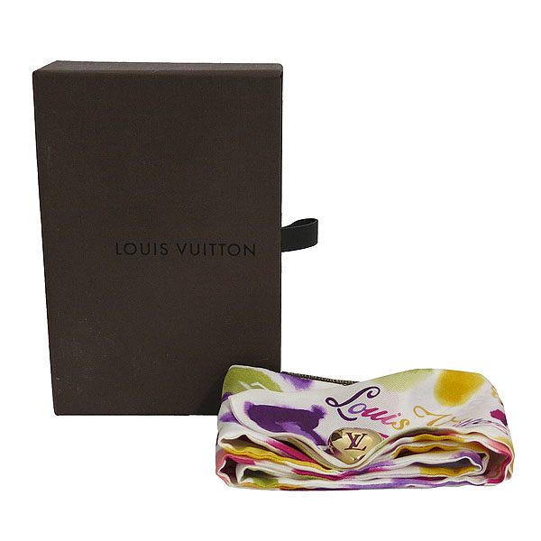 Louis Vuitton(���̺���) ��ũ 100% ��Ƽ ����� ���� �ݴٳ� ��ī�� SET (��ī���� ����) [���빮��] �̹���2 - ���̺��� �߰���ǰ