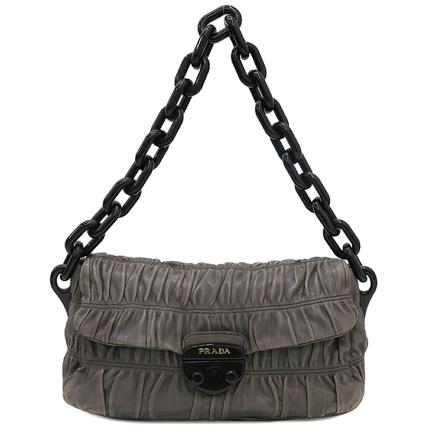 Prada(�����) BR4050 NAPPA GAUFRE BAMBU ����Ų �׷��� ����ΰ� �� ��� �ö�ƽ ü�� �÷� ����� �̹���2 - ���̺��� �߰���ǰ