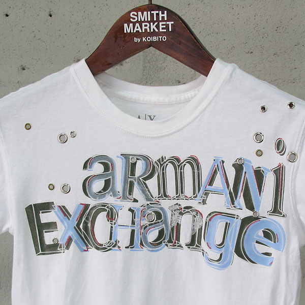 Armani Exchange(�Ƹ����� �ͽ�ü����) �ΰ� ������ ��Ī ������ ������ ���� Ƽ���� [���빮��] �̹���2 - ���̺��� �߰���ǰ