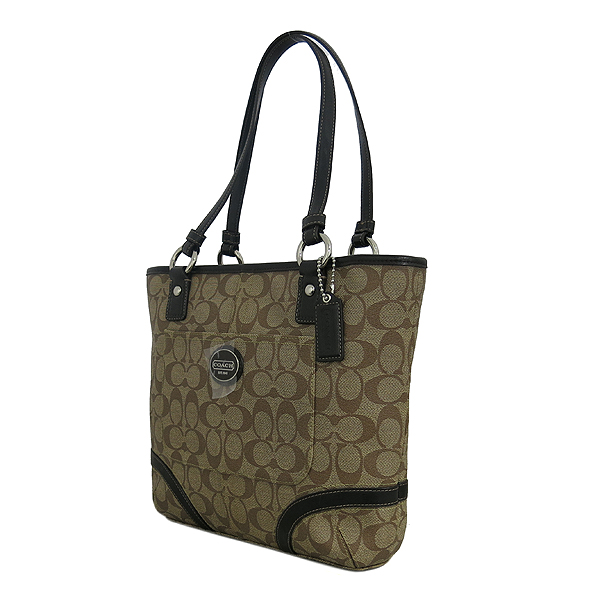 Coach(��ġ) F18917 �ñ״�ó PVC ���� Ʈ���� �ٰ� ��Ʈ�� ����� [���빮��] �̹���2 - ���̺��� �߰���ǰ