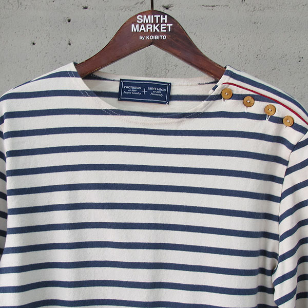 SAINT JAMES(����Ʈ���ӽ�) TWOTHIRD(�����) �ݶ� ����׷��� ��ư ������ �� ������ Ƽ���� [���빮��] �̹���2 - ���̺��� �߰���ǰ