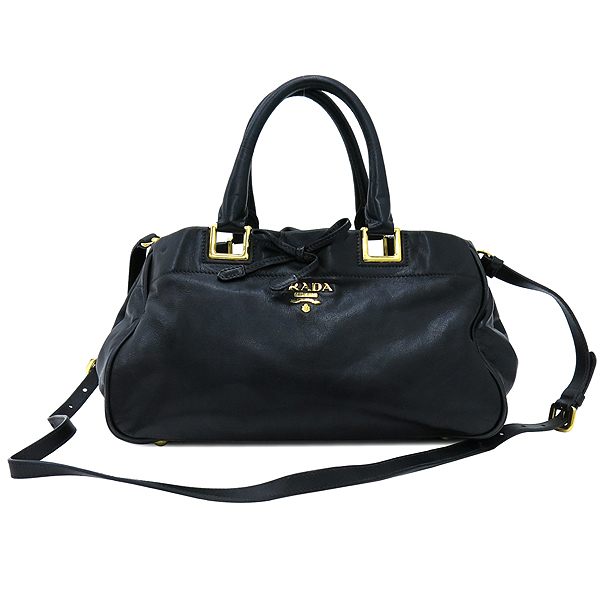 Prada(�����) BN2243 SOFTCALF NERO �������� ����ΰ� ������� ��Ʈ�� + �����Ʈ�� 2WAY �̹���2 - ���̺��� �߰���ǰ