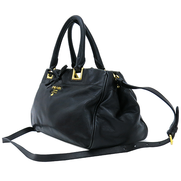 Prada(�����) BN2243 SOFTCALF NERO �������� ����ΰ� ������� ��Ʈ�� + �����Ʈ�� 2WAY �̹���3 - ���̺��� �߰���ǰ