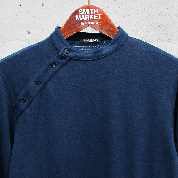 Balmain(�߸�) 13SS J646 C223 ���̺� ������ �缱 ��� Ƽ���� [���빮��] �̹���2 - ���̺��� �߰���ǰ