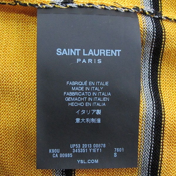 SAINTLAURENT PARIS(���ζ��ĸ�) 13SS 345351 Y1EY1 ��ũ 100% �ӽ��͵� ��Ʈ������ ������ ���� ��Ʋ�� Ƽ���� [���빮��] �̹���4 - ���̺��� �߰���ǰ