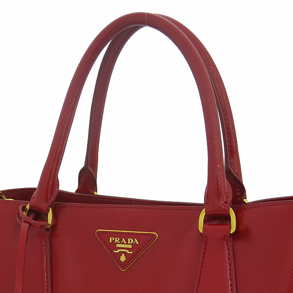 Prada(�����) BN2406 SAFFIANO VERNIC ROSSO ���� ���ǾƳ� ���̴�Ʈ ����ΰ� ��Ʈ�� 2WAY [���빮��] �̹���4 - ���̺��� �߰���ǰ