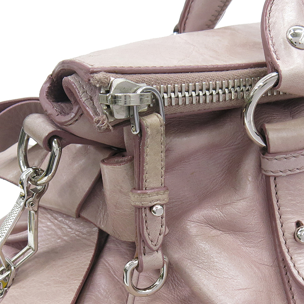 MiuMiu(�̿�̿�) RT0365 VITELLO LUX ��ũ ���� ������� ����ΰ� ��Ʈ�� + �����Ʈ�� 2WAY �̹���5 - ���̺��� �߰���ǰ