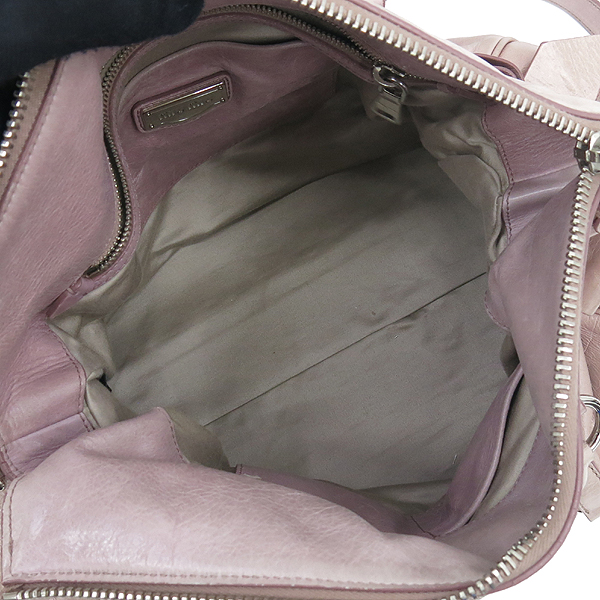 MiuMiu(�̿�̿�) RT0365 VITELLO LUX ��ũ ���� ������� ����ΰ� ��Ʈ�� + �����Ʈ�� 2WAY �̹���6 - ���̺��� �߰���ǰ