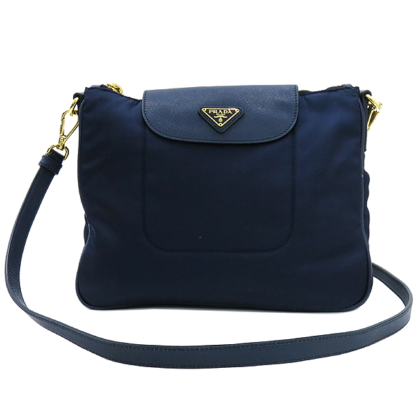 Prada(�����) TESSUTO SAFFIANO ���̺� �к긯 ���ǾƳ� ȥ�� �÷� ���� �ﰢ�ΰ� ũ�ν��� �̹���2 - ���̺��� �߰���ǰ