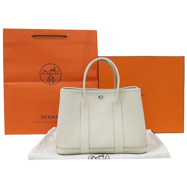 Hermes(޽) SAC GARDEN PARTY 30  Ƽ 30 BEIGE  ÷ Ʈ