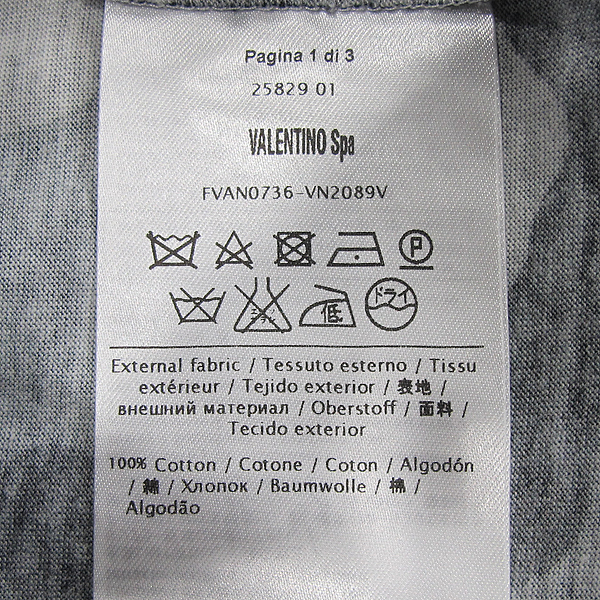 VALENTINO(�߷�Ƽ��) FVAN0736 ���� ī���ö��� ������ ���� Ƽ���� [���빮��] �̹���4 - ���̺��� �߰���ǰ