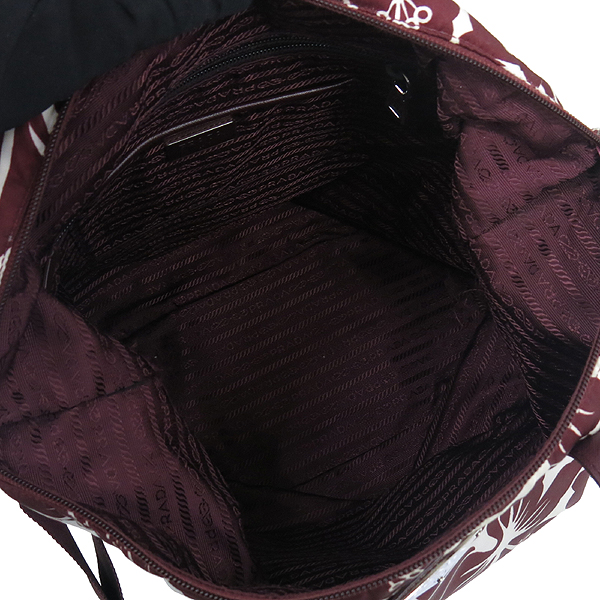 Prada(�����) B4696F TESSUTO STAMPAT AMARANTO1DIS ���ǵ� ���� �к긯 ���ǾƳ� �ڵ� �ﰢ�ΰ� ��Ʈ�� + �����Ʈ�� �̹���6 - ���̺��� �߰���ǰ