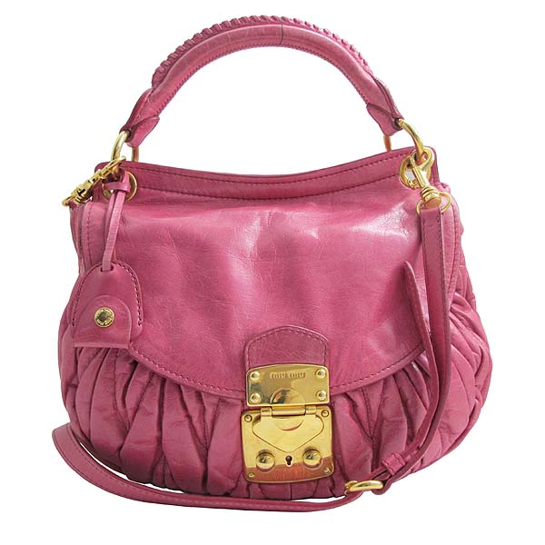 MiuMiu(�̿�̿�) ��Ƽ�� ��ũ ���� MATELASSE (��Ʈ���) ���� �ΰ� ��� 2WAY [��õ��] �̹���2 - ���̺��� �߰���ǰ