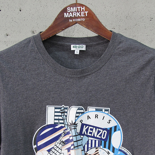 Kenzo(����) �� 100% �׷��� �÷� �ΰ� ������ ������ ���� Ƽ���� [���빮��] �̹���2 - ���̺��� �߰���ǰ