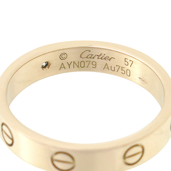 Cartier(��쿡) B4056157 18K ��ũ ��� 1����Ʈ ���̾� �̴� ���긵 ���� -17ȣ �̹���4 - ���̺��� �߰���ǰ