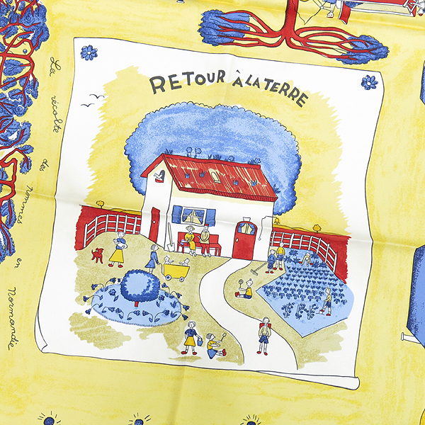 Hermes(�����޽�) 100% ��ũ RETOUR ALATERRE ��ī�� ����(90cm) ��ī�� �̹���4 - ���̺��� �߰���ǰ