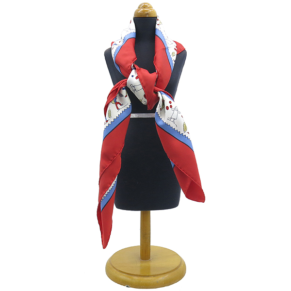 Hermes(�����޽�) 100% ��ũ RETOUR ALATERRE ��ī�� ����(90cm) ��ī�� �̹���5 - ���̺��� �߰���ǰ