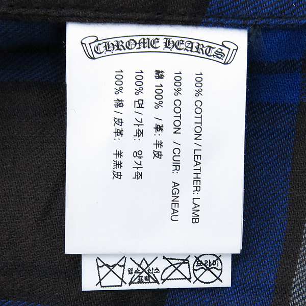 CHROME HEARTS (ũ������) 34159311180002XL ���� �׷��� üũ ���� �̹���5 - ���̺��� �߰���ǰ