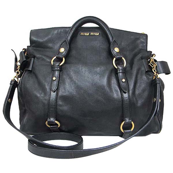 MiuMiu(�̿�̿�) RT0365 VITELLO LUX �������� ������� ����ΰ� ��Ʈ�� + �����Ʈ�� 2WAY [��õ��] �̹���2 - ���̺��� �߰���ǰ