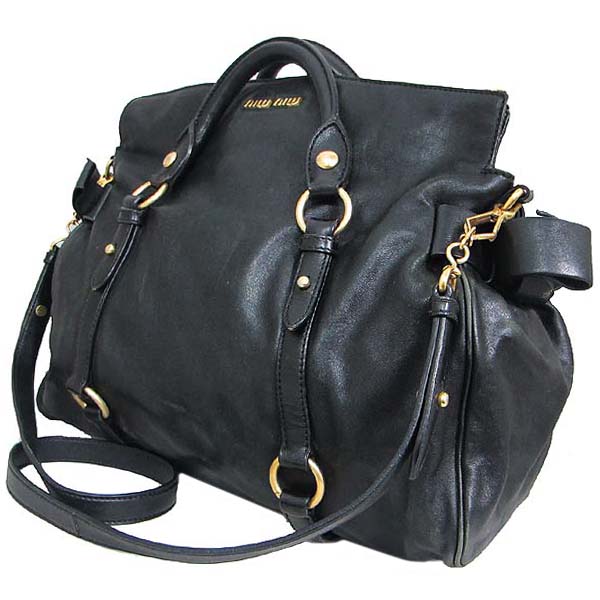 MiuMiu(�̿�̿�) RT0365 VITELLO LUX �������� ������� ����ΰ� ��Ʈ�� + �����Ʈ�� 2WAY [��õ��] �̹���3 - ���̺��� �߰���ǰ