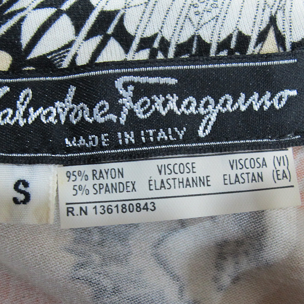 Ferragamo(��󰡸�) �����ö��� ��Ʈ������ ���� ���� ��� ������ ���� Ƽ���� [���빮��] �̹���4 - ���̺��� �߰���ǰ