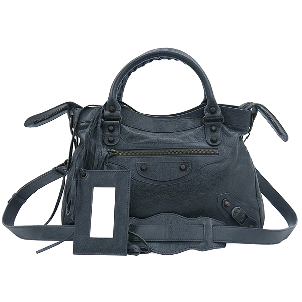 Balenciaga(�߷��þư�) 240579 ��Ƽ�� ��ũ�׷��� Ŭ���� Ÿ�� ���͹� 2WAY + �����ſ� �̹���2 - ���̺��� �߰���ǰ