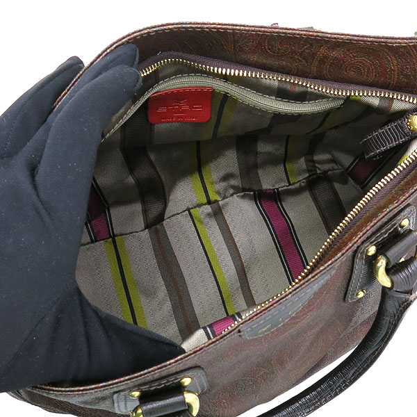 Etro(��Ʈ��) 1C245 ������ PVC ��Ʈ�� + ��� ��Ʈ�� �̹���6 - ���̺��� �߰���ǰ